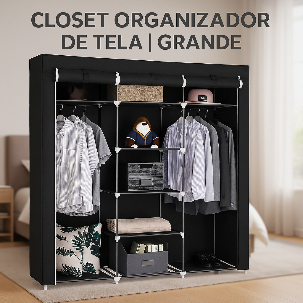 CLOSET ORGANIZADOR DE TELA | GRANDE