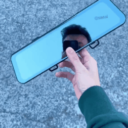 CAMARA RETROVISOR CON CARPLAY Y ANDROID AUTO