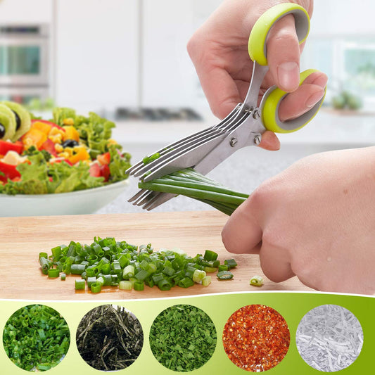 TIJERA DE COCINA CON 5 CUCHILLAS
