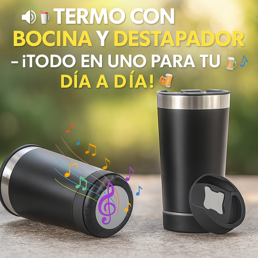 TERMO CON BOCINA INCLUIDA