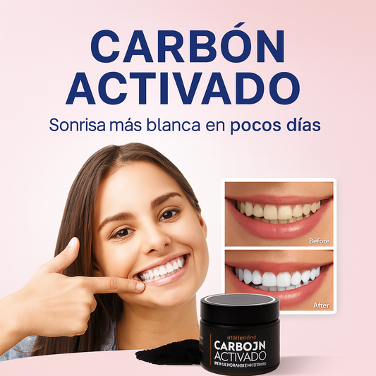 BLANQUEADOR DENTAL | CARBON ACTIVADO