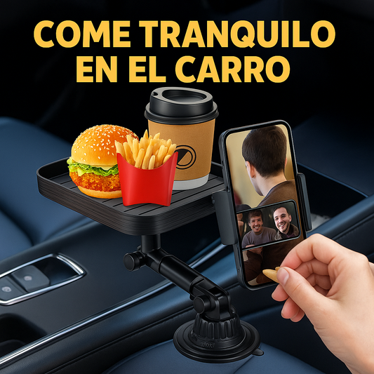 SOPORTE PARA CELULAR Y COMIDA