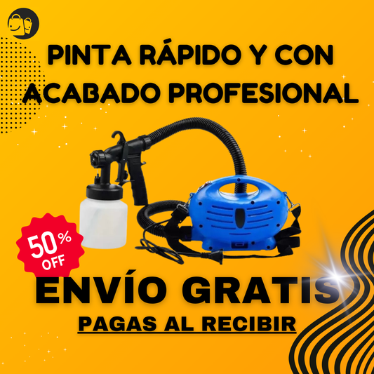 Potente Compresor + Pistola para Pintar 600W TurboPaint™ |